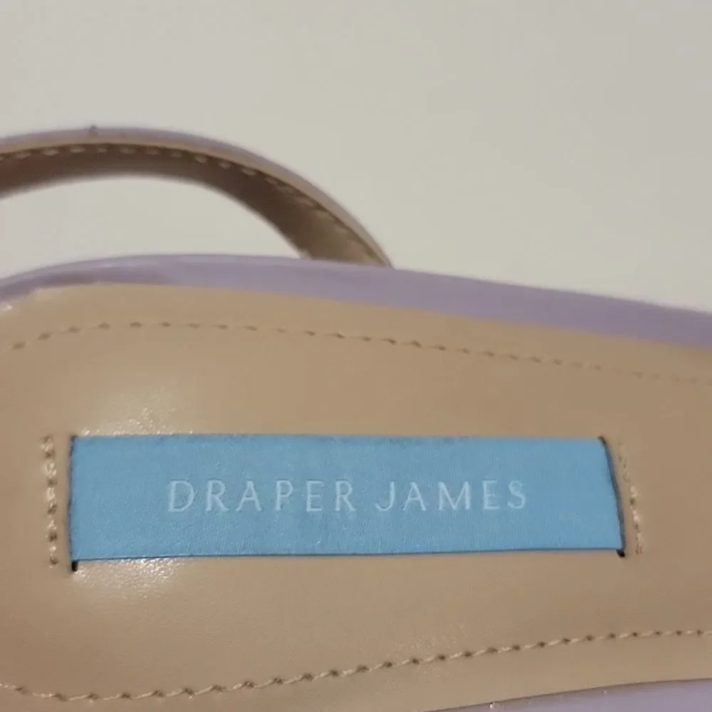 DRAPER JAMES Addison Twisted Strap Kitten Heel Sandals NWOT size 8.5